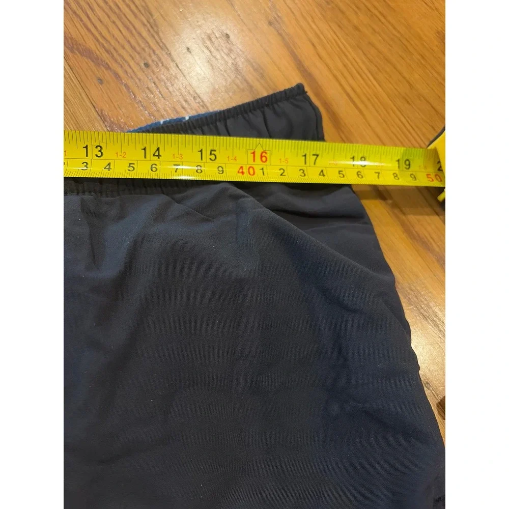 Tommy Bahama Mens Black Swim Trunks Cargo Pocket Marlin Logo Large L